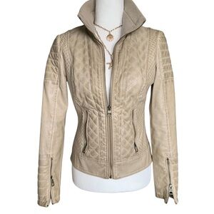 Guess faux leather moto Jacket  XS